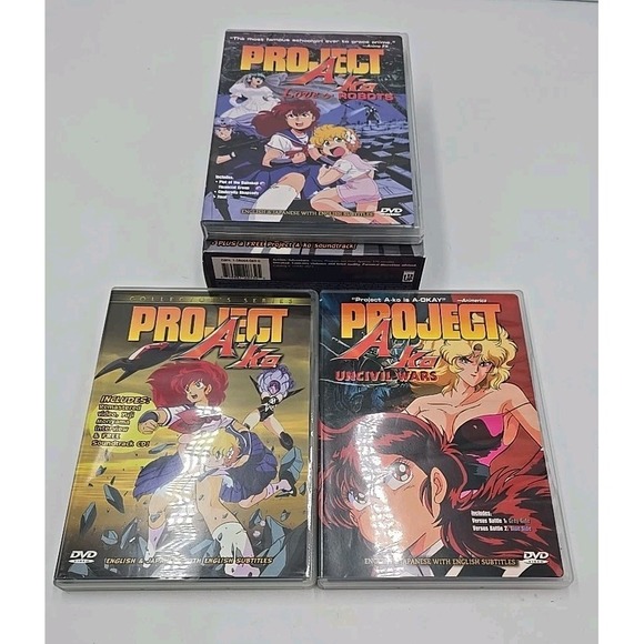 Project A-KO Dvd Collection (DVD, 2002) Anime Bubblegum Action Sci-Fi Cult VTG - Picture 5 of 11